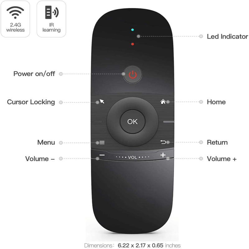 Wechip w1 2.4ghz wireless air mouse