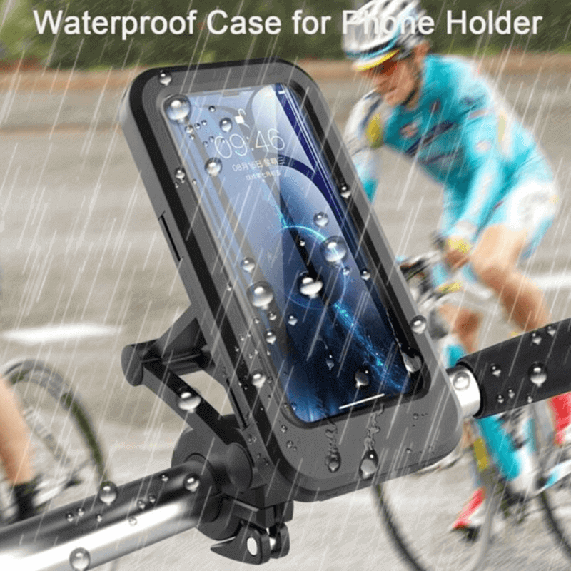 Bike 360 rotating waterproof mobile holder