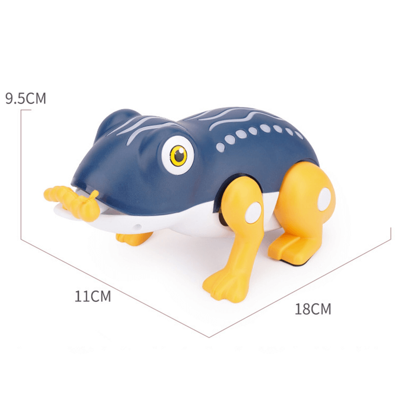 Electric dancing frog robot toy