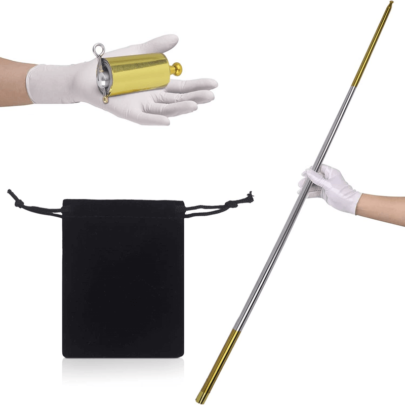 Magic extendable metal stick for self defence and fun