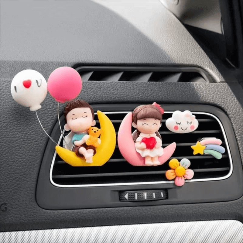 Car air freshener with 4 tablets