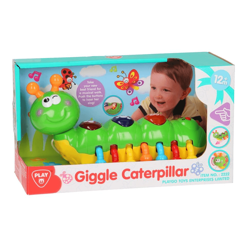 Giggle caterpillar kids musical toy