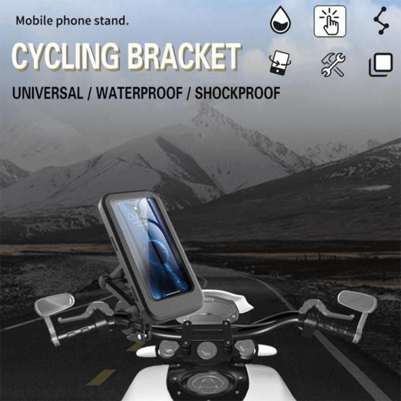 Bike 360 rotating waterproof mobile holder