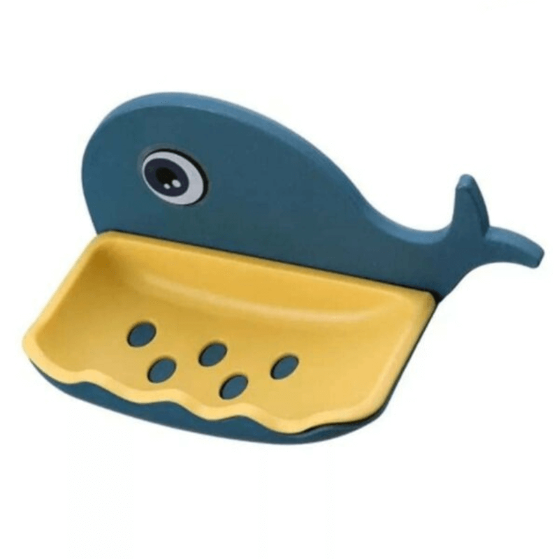 Double layer whale drain soap box