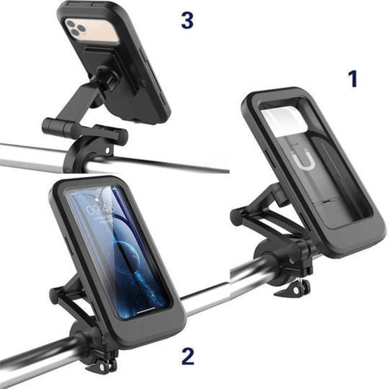 Bike 360 rotating waterproof mobile holder