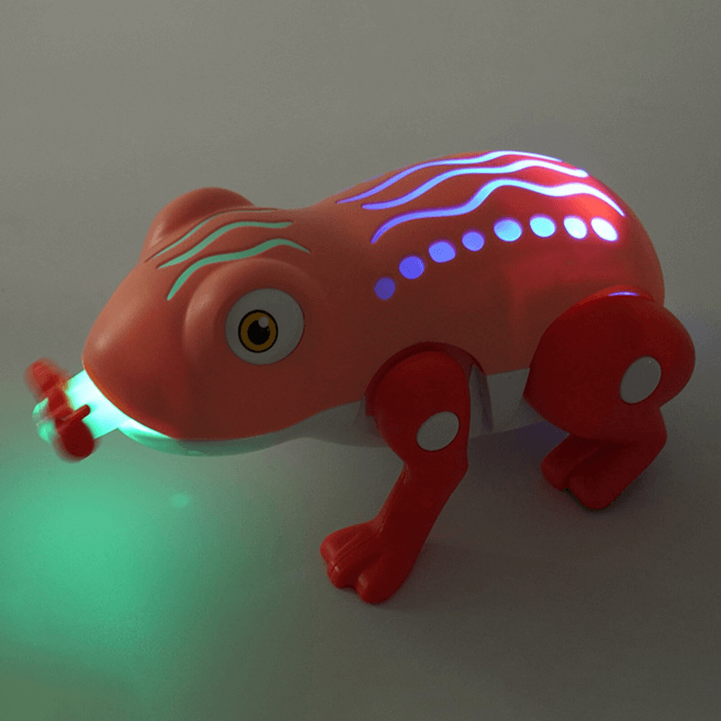 Electric dancing frog robot toy