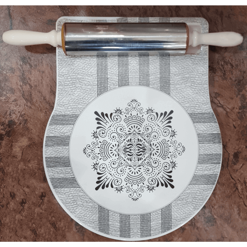 Chakla belan double glazed melamine