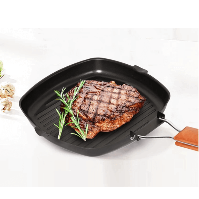 Xinmao square non stick grill pan