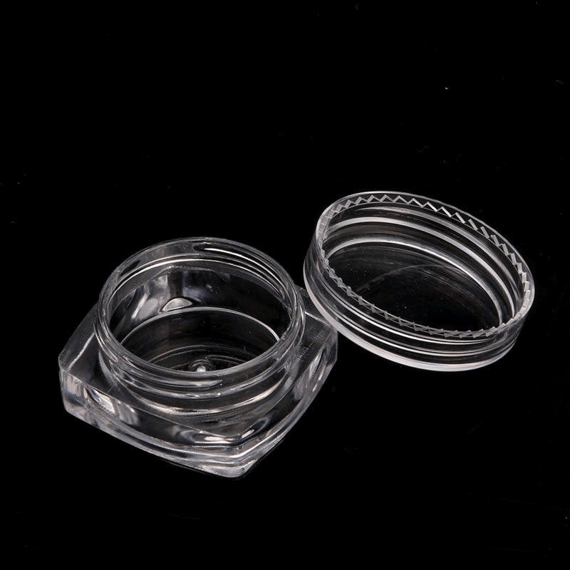 12pcs storage plastic bottle for jewelry cosmetics accessories- round small