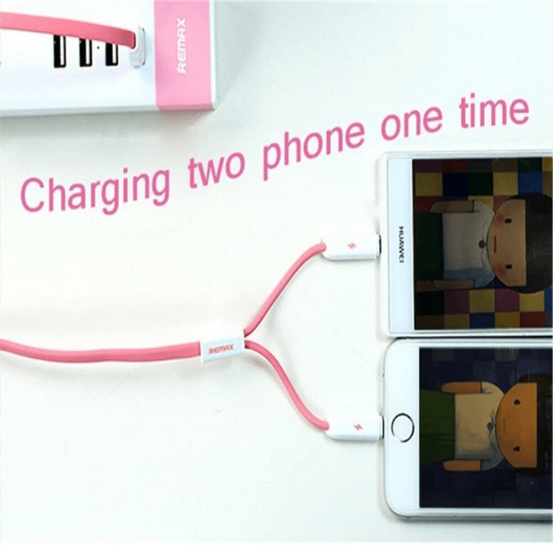 Remax 2 in 1 usb cable magnetic charging
