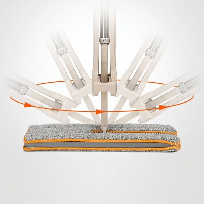 Self wringing double sided mop
