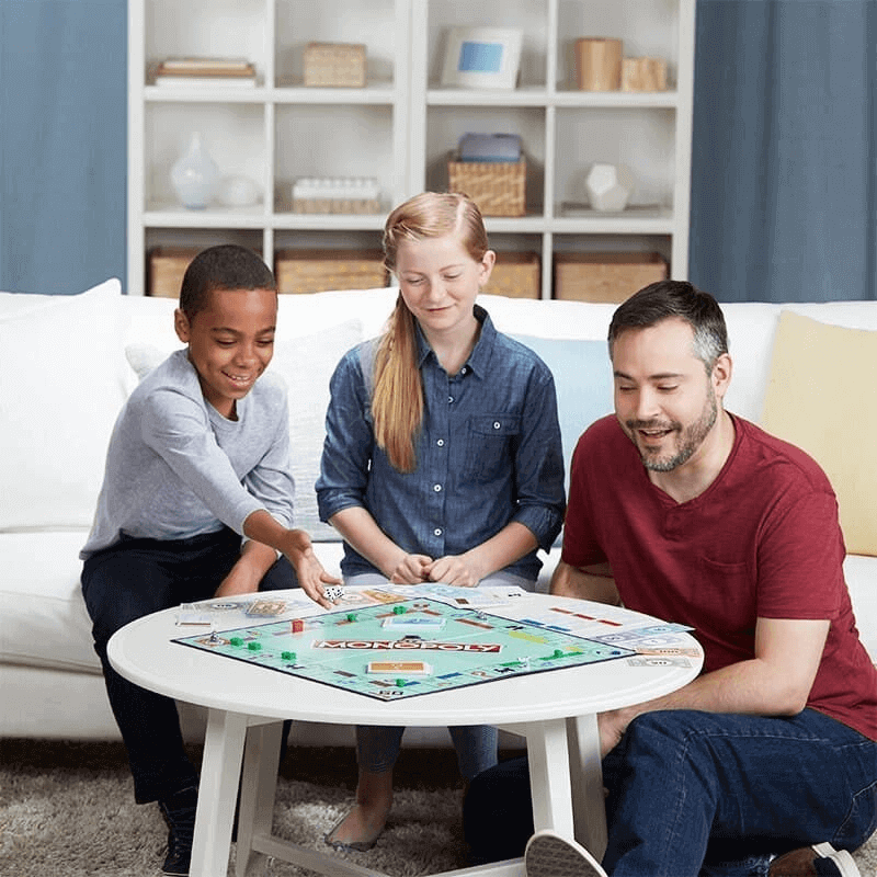 2 in 1 monopoly property trading + ludo board game