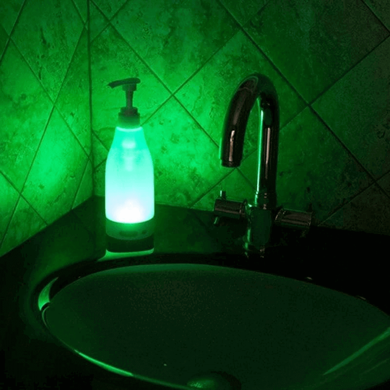 Led colorful induction hand sanitizer dispenser
