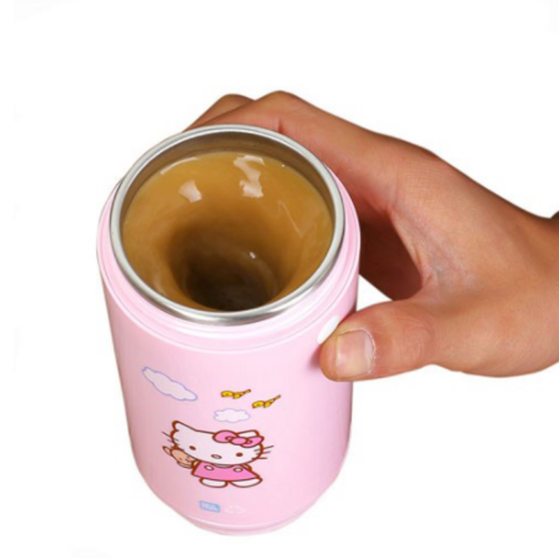 Self cans stirring mug mixer