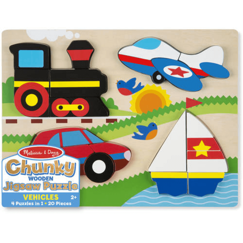 kids chunky wooden  jigsaw puzzle
