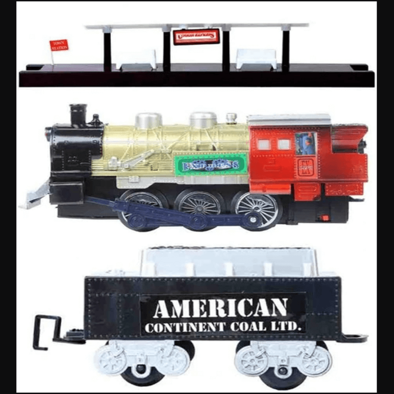 Western express train set round shape