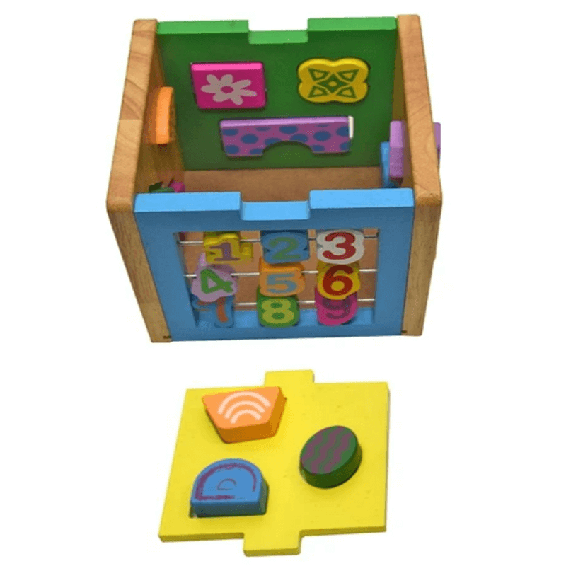 Digital shape wisdom box wooden toy