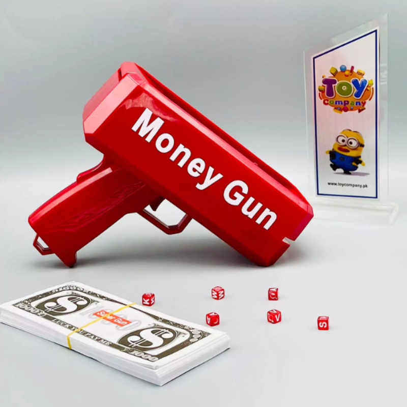 Super money gun cash rain toy
