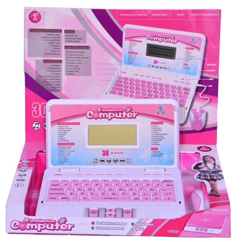 Intellective kids laptop with 30 activities and games