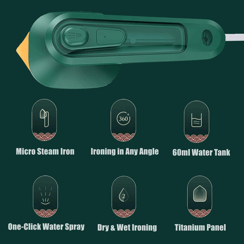 Portable steam iron