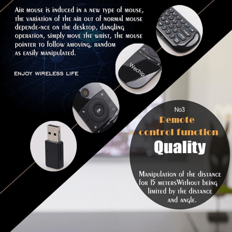 Wechip w1 2.4ghz wireless air mouse
