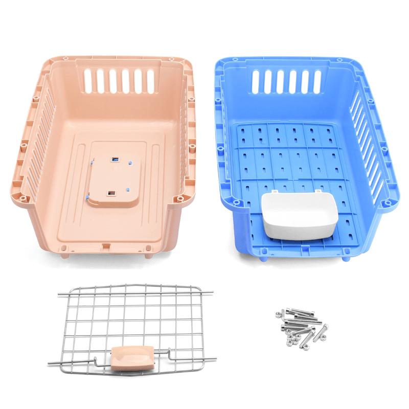 Portable travel air box carrier pets kennel