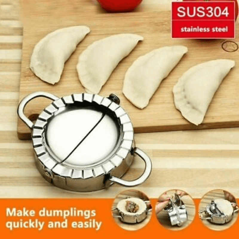 Stainless steel dumpling maker mold