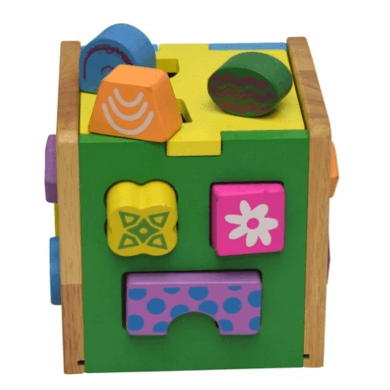 Digital shape wisdom box wooden toy