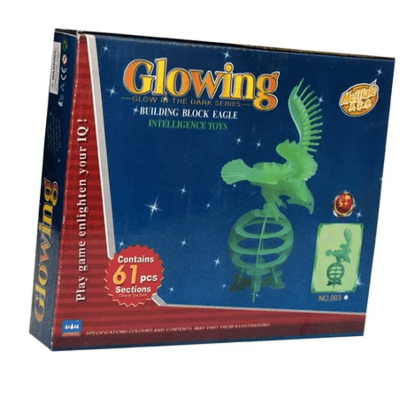 3d jigsaw luminous phoenix puzzle - educational assembling toy