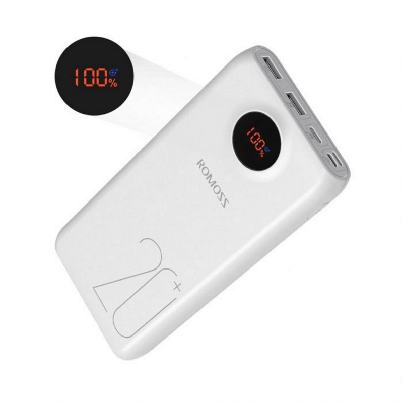 Romoss sw20 pro quick charge 20000mah fast charger