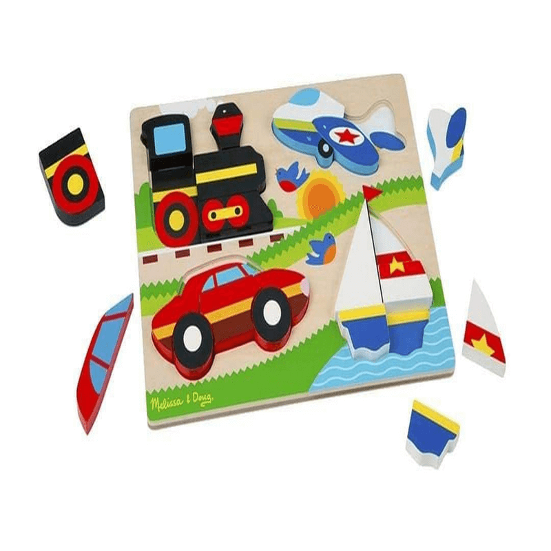 kids chunky wooden  jigsaw puzzle