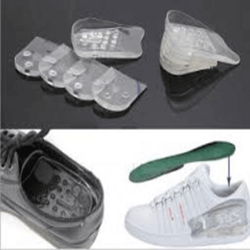 Height increasing silicone insoles elevate 5cm al instante