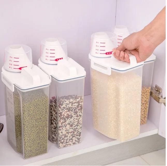 2.5l airtight food storage grain jar - Prozone