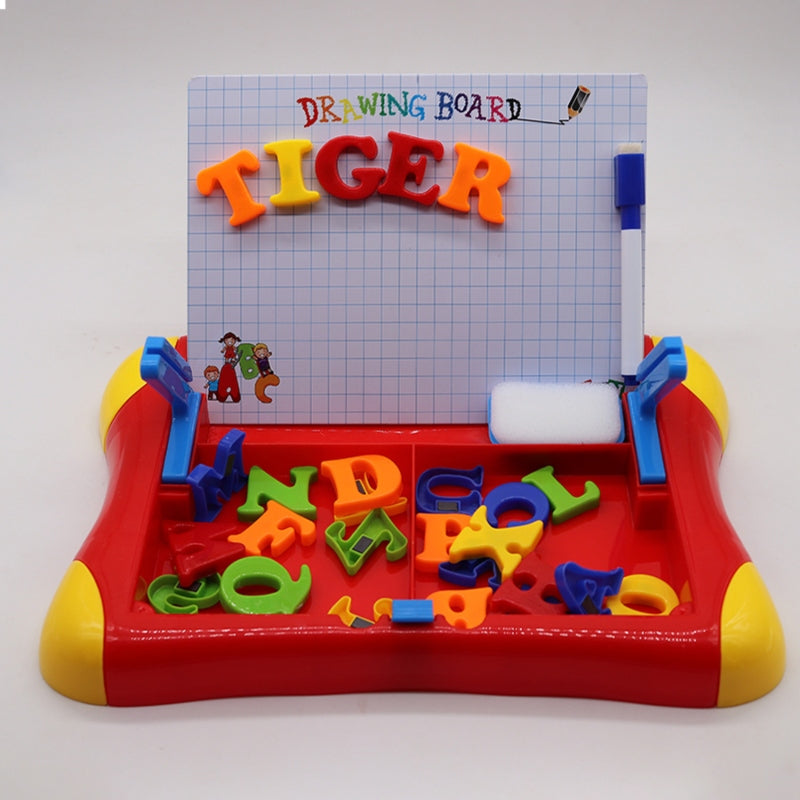 2in1 magnetic drawing board with alphabet - Prozone