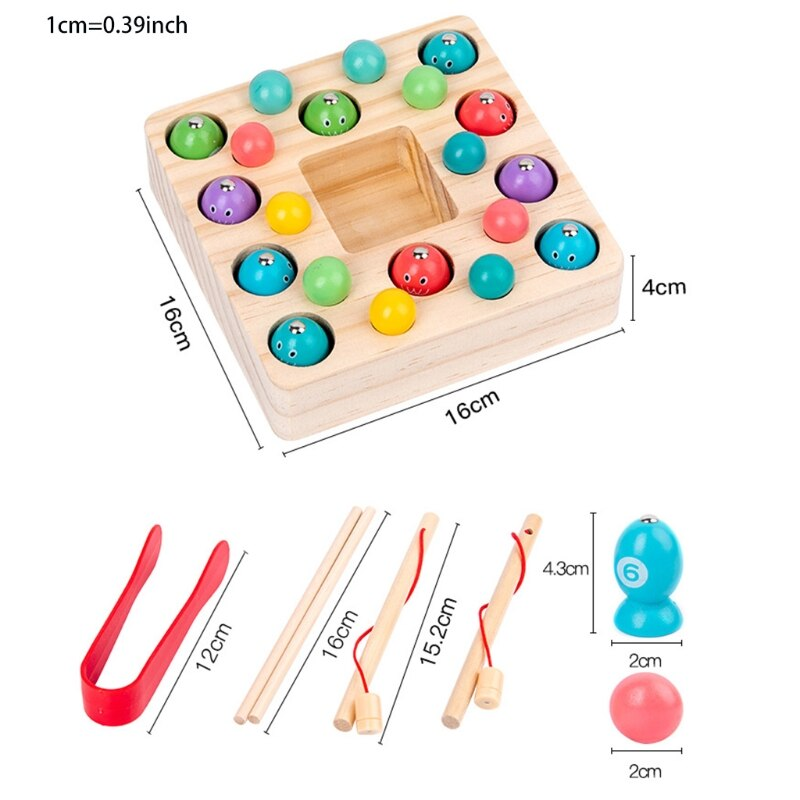 Fishing game kids interactive busy board toy