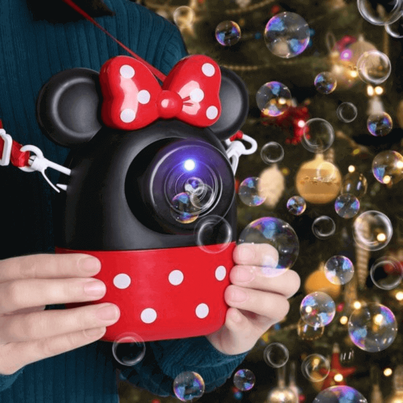 Mickey mouse auto blowing bubble machine