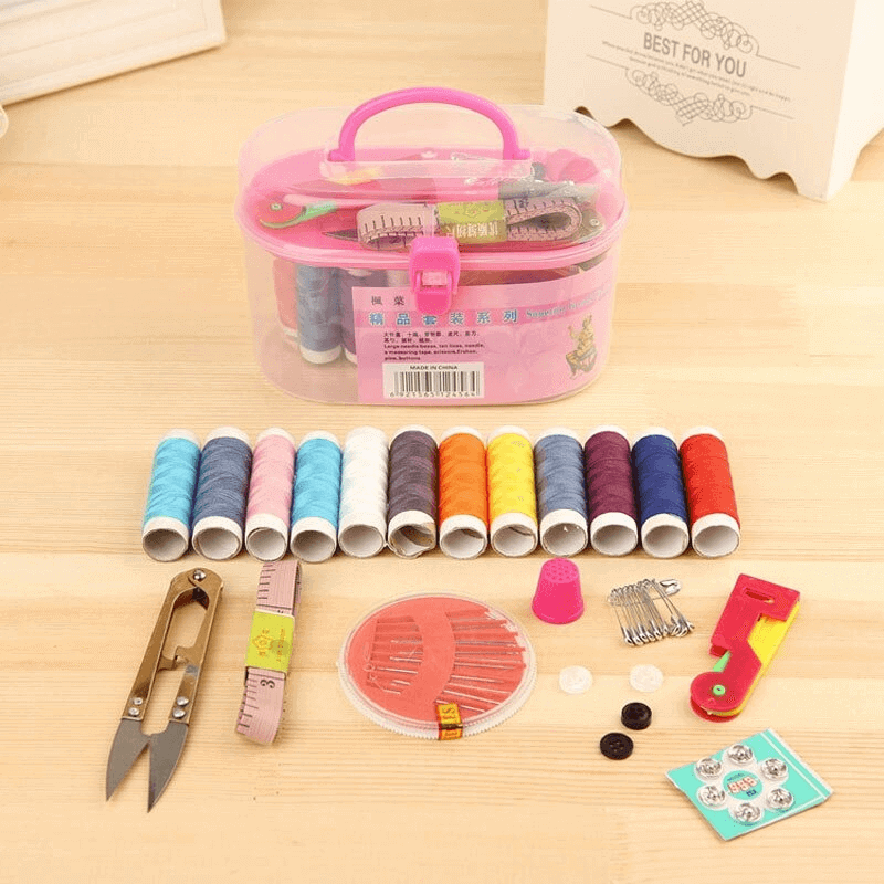 Household sewing kit portable sewing box