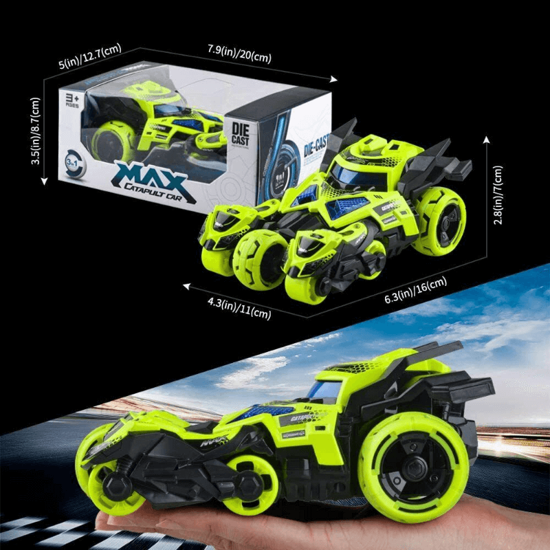 Metal gear 3 in 1 racing motorcycle catapult car