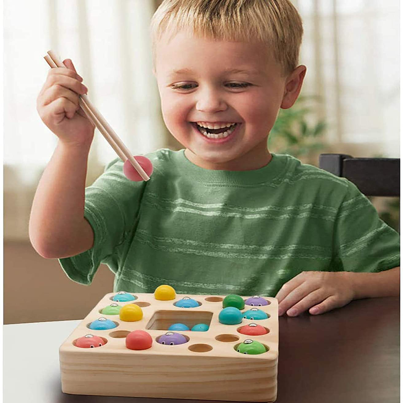 Fishing game kids interactive busy board toy