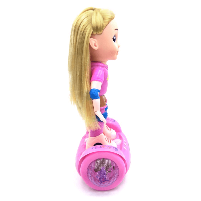 Balance car doll with light and music kids toy