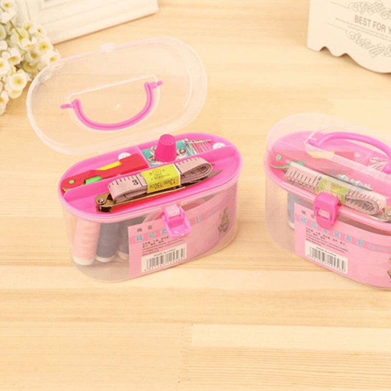 Household sewing kit portable sewing box