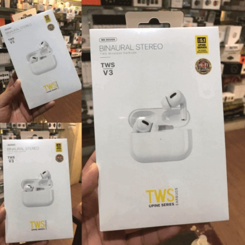 Remax binaural stereo wireless airpods tws v3 