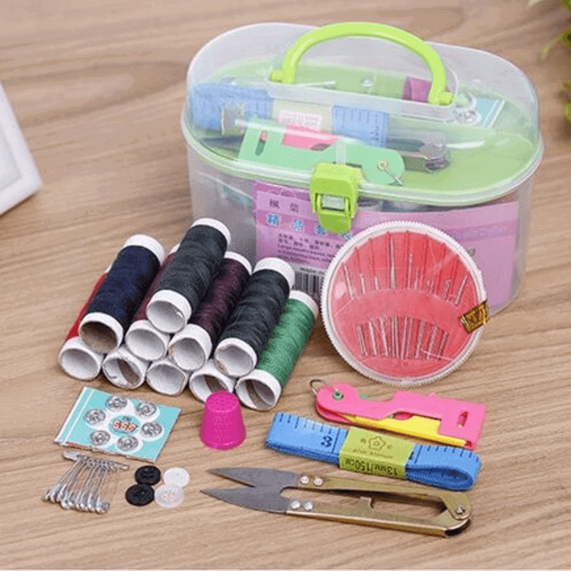 Household sewing kit portable sewing box