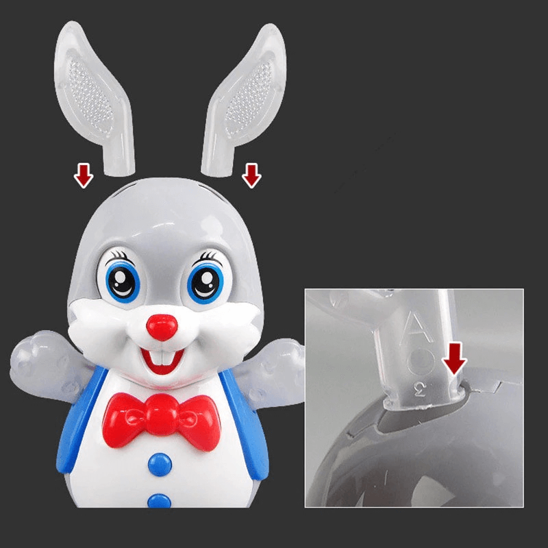 Electric rabbit educational robot toy