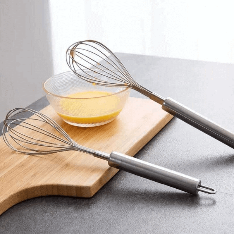 Stainless steel egg beater mixer