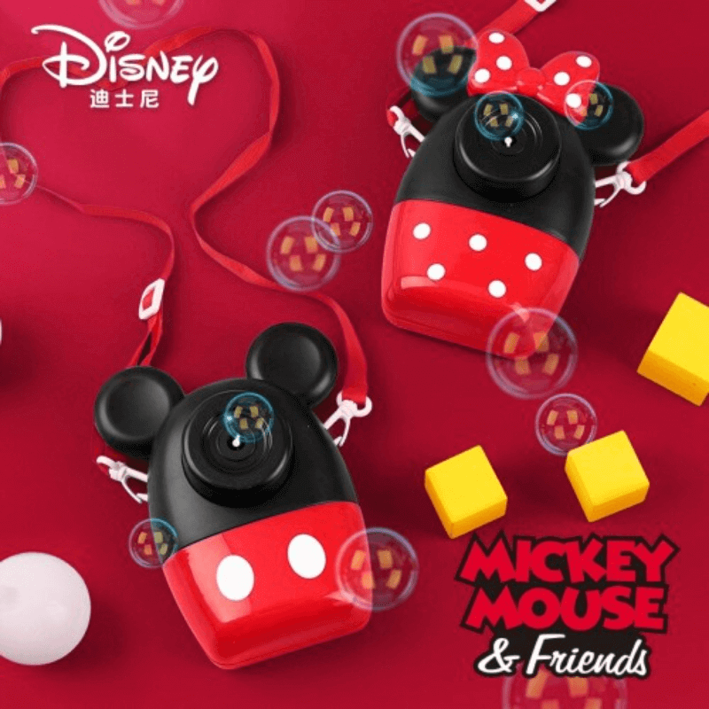 Mickey mouse auto blowing bubble machine