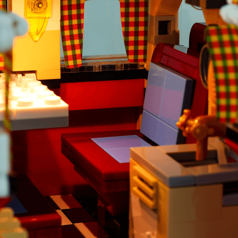 Led light lighting kit for camper van lego