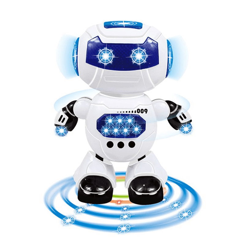 Rotating dancing and music electric robot toys