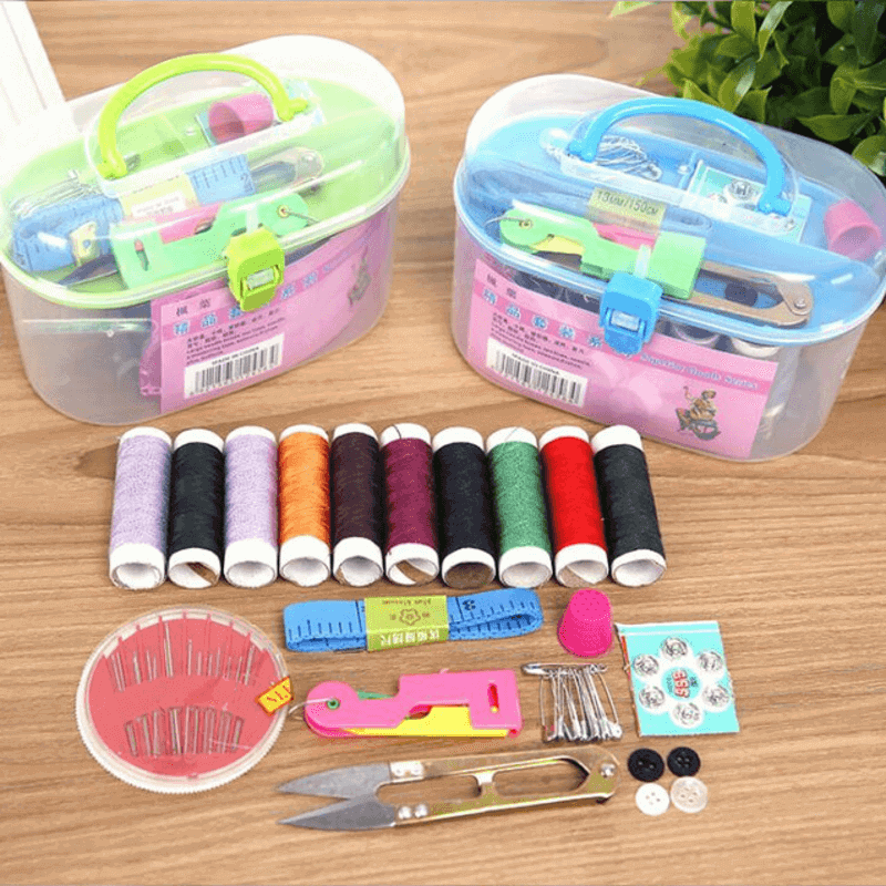Household sewing kit portable sewing box