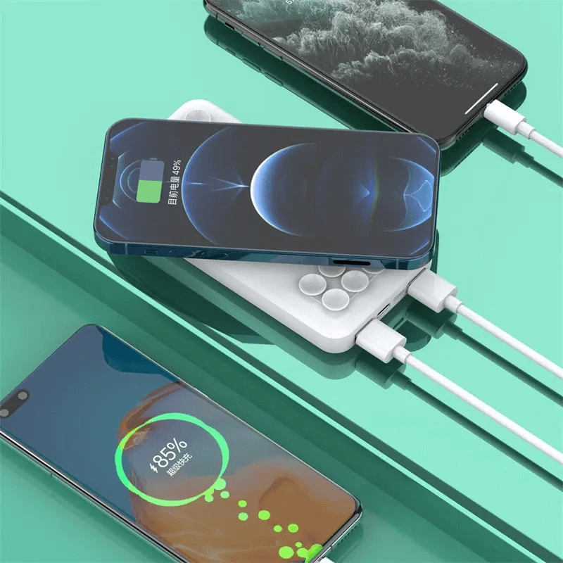X09 10000 mah wireless pd fast charging 2.1a 4 output power bank